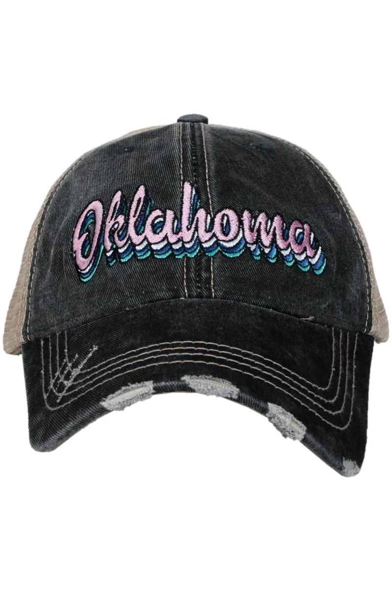 Oklahoma Layered Trucker Hats - Image 2