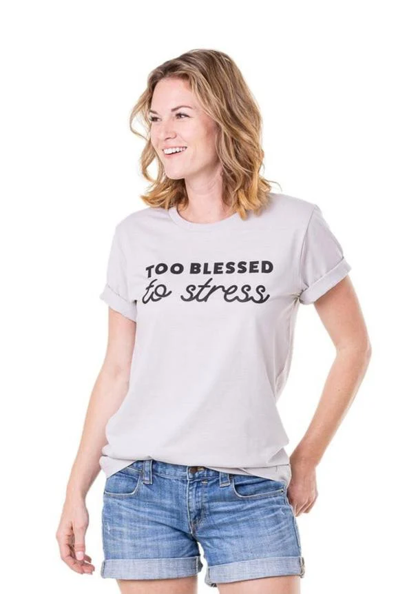 Too Blessed Graphic T Shirts - Image 3
