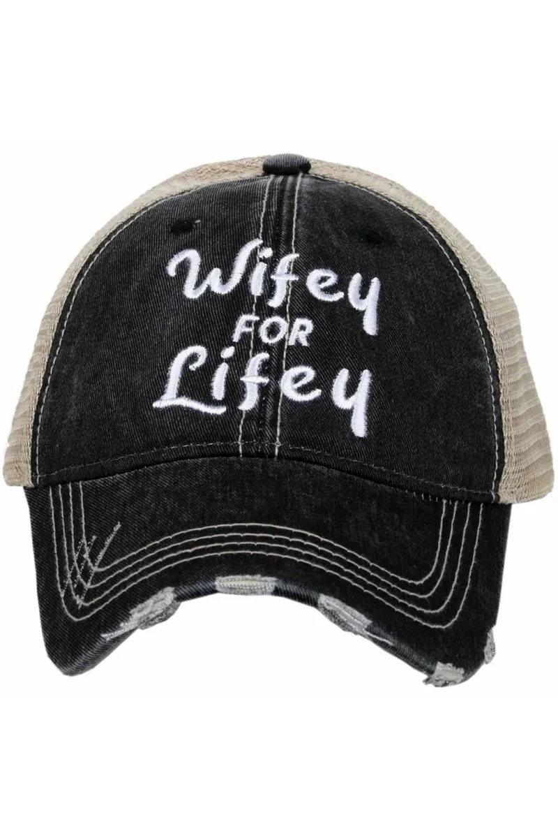 Wifey for Lifey Women's Trucker Hats - Image 2