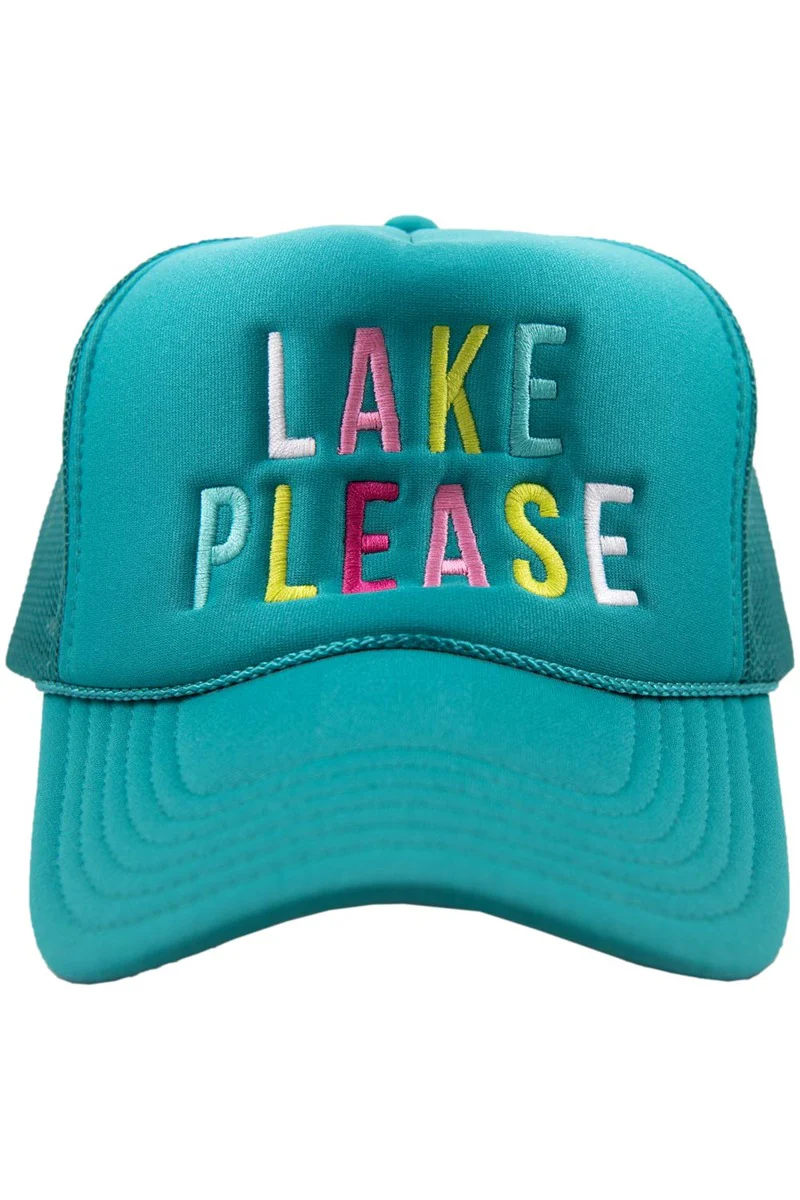 Lake Please Foam Trucker Hat for Women - Image 2