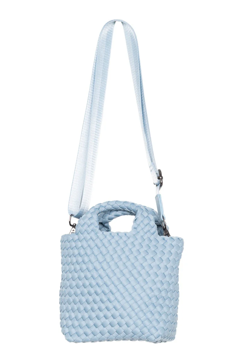 Light Blue Neoprene Bucket Bag - Image 5