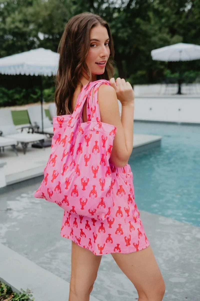 Lobsters Beach Tote Purse - Image 3