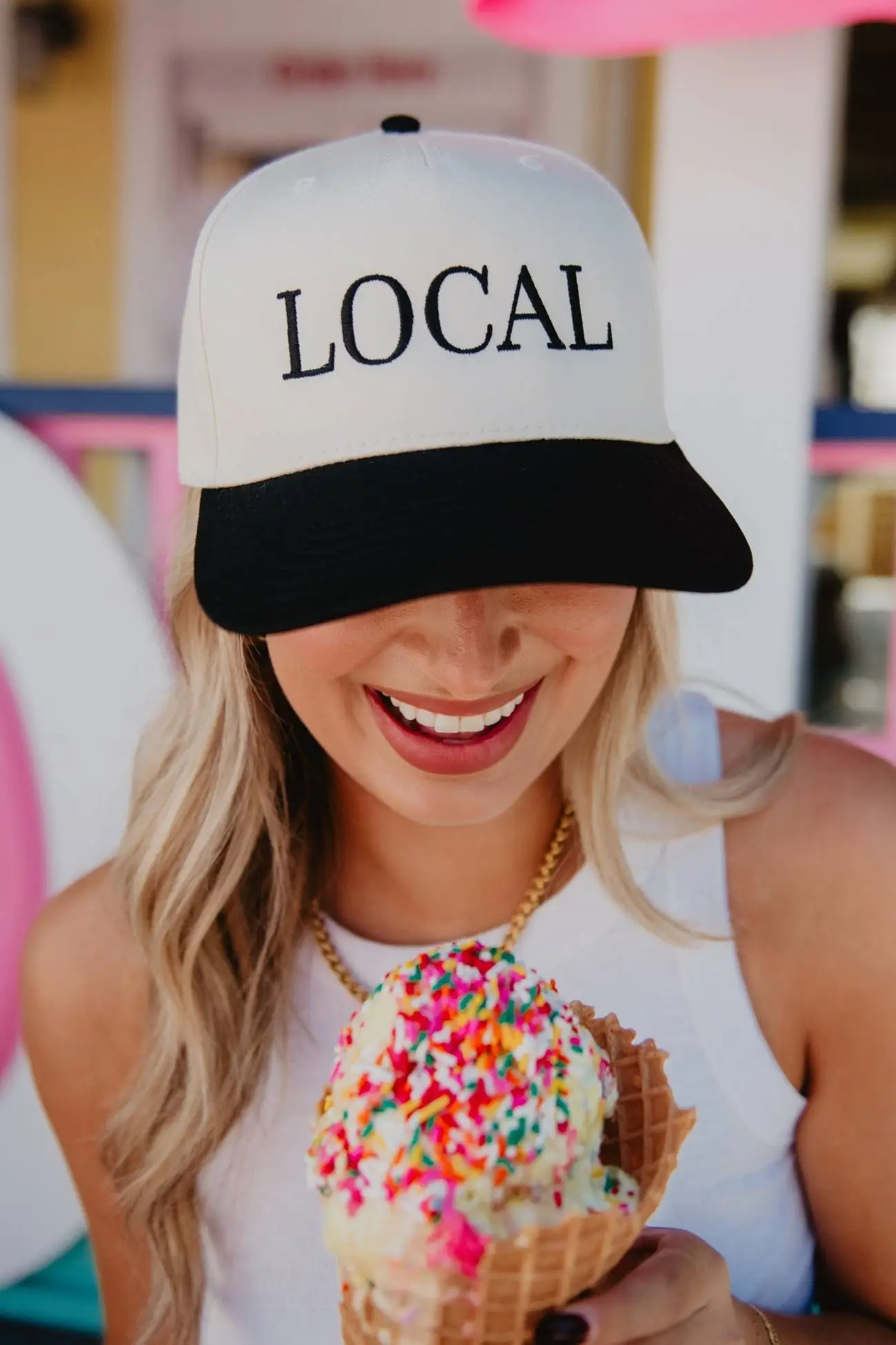 LOCAL Two-Toned Retro Vintage Hat - Image 3