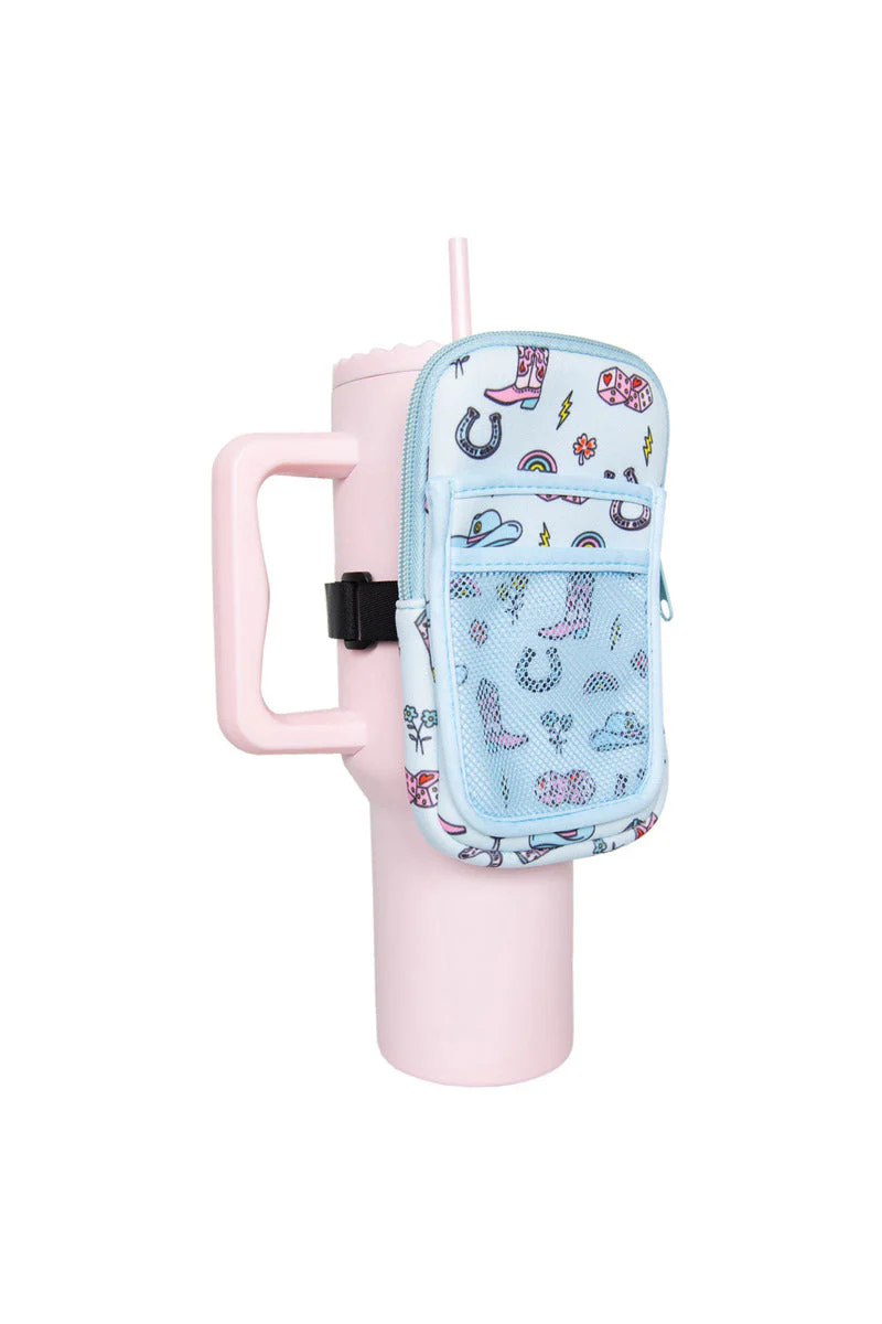 Lucky Girl Western Tumbler Zipper Pouch Bag - Image 3