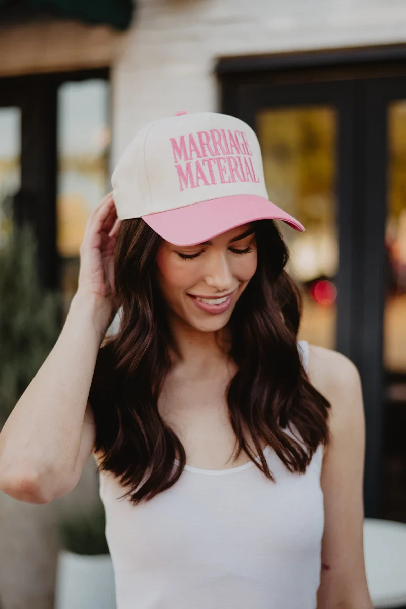Marriage Material Two-Toned Retro Hat - Image 5