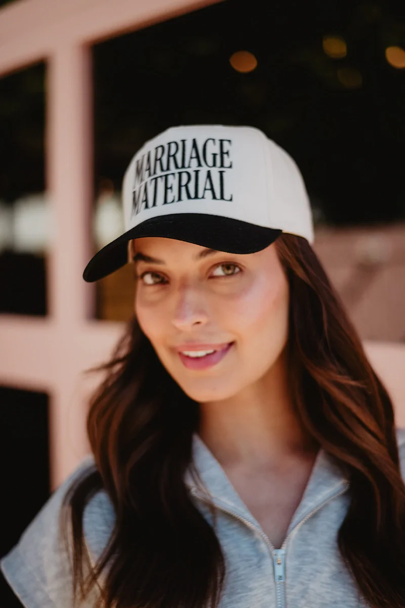 Marriage Material Two-Toned Retro Hat - Image 9