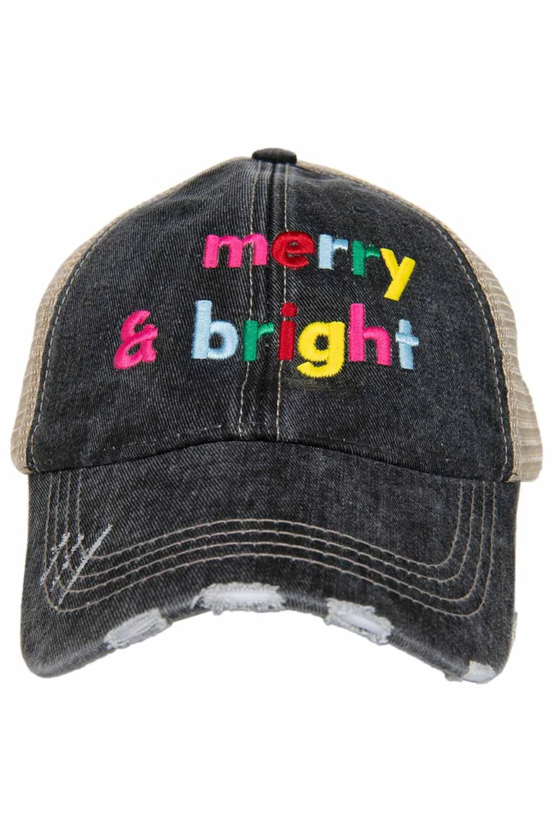 Merry and Bright (Multi) Trucker Hat - Image 2