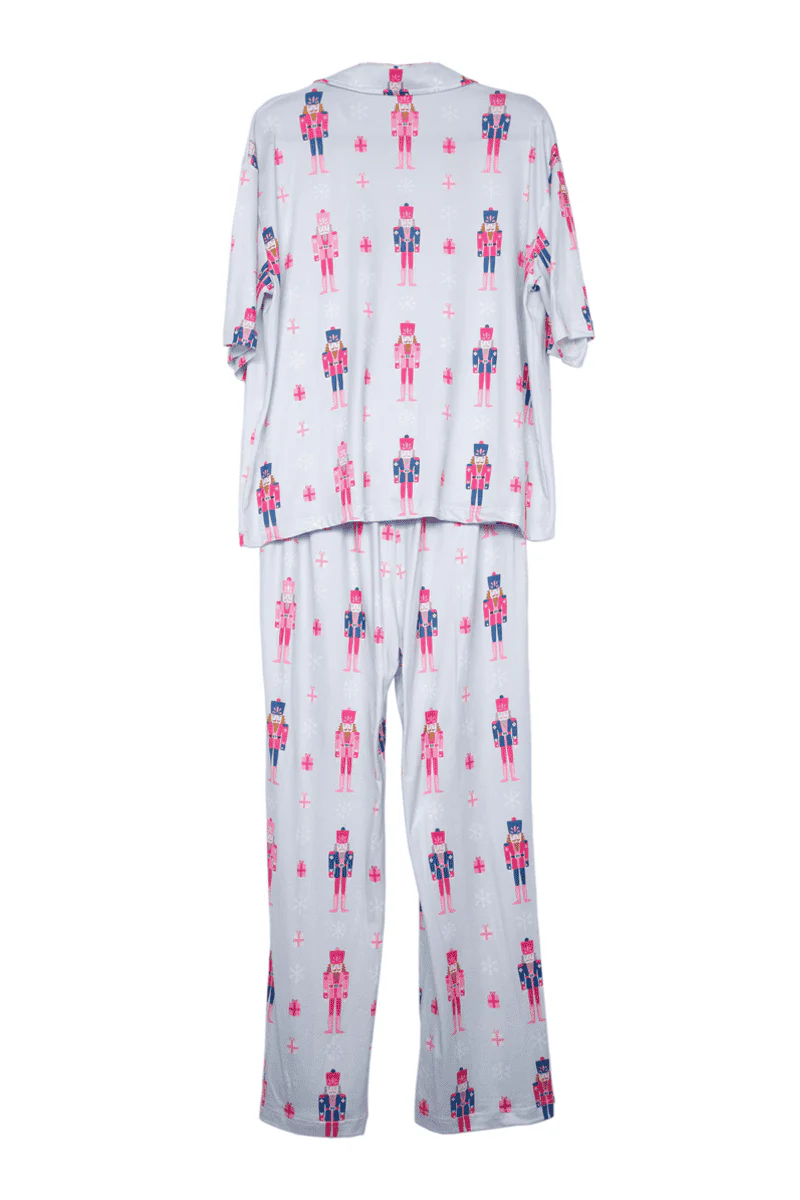 Nutcrackers Christmas Blue Matching Holiday PJs - Image 4
