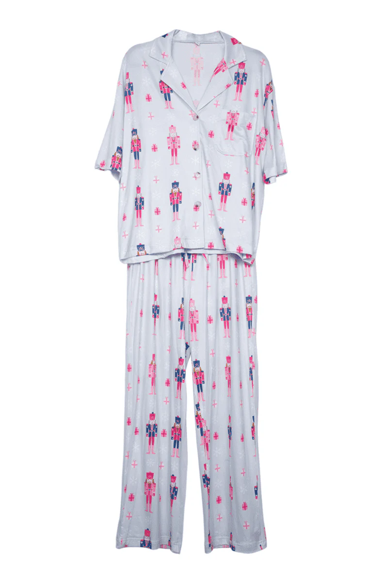 Nutcrackers Christmas Blue Matching Holiday PJs - Image 5