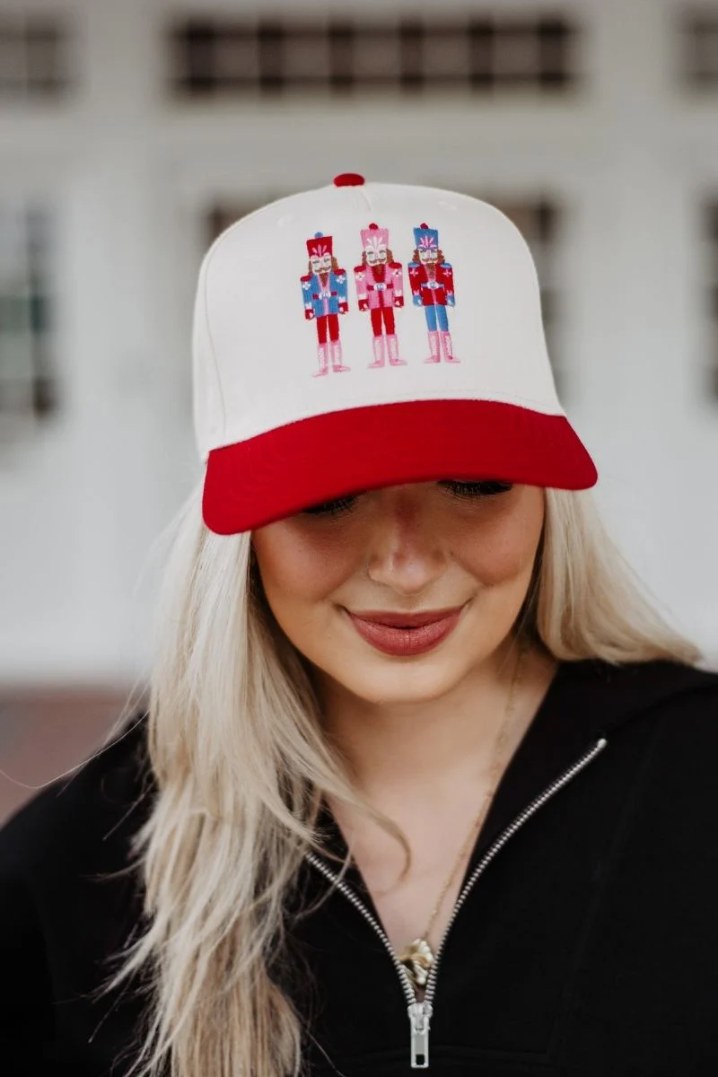Nutcrackers Embroidered Two-Toned Hat - Image 7