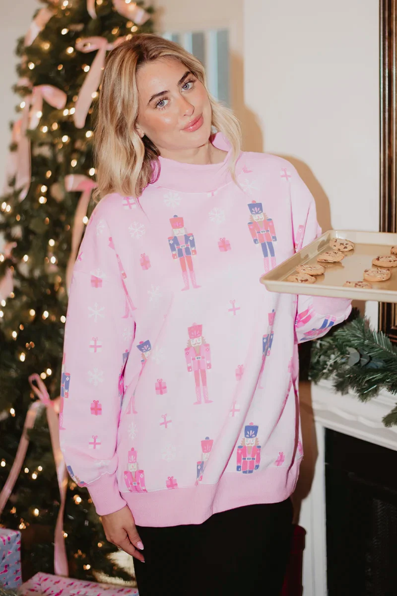 Nutcrackers Printed All Over Sweatshirt