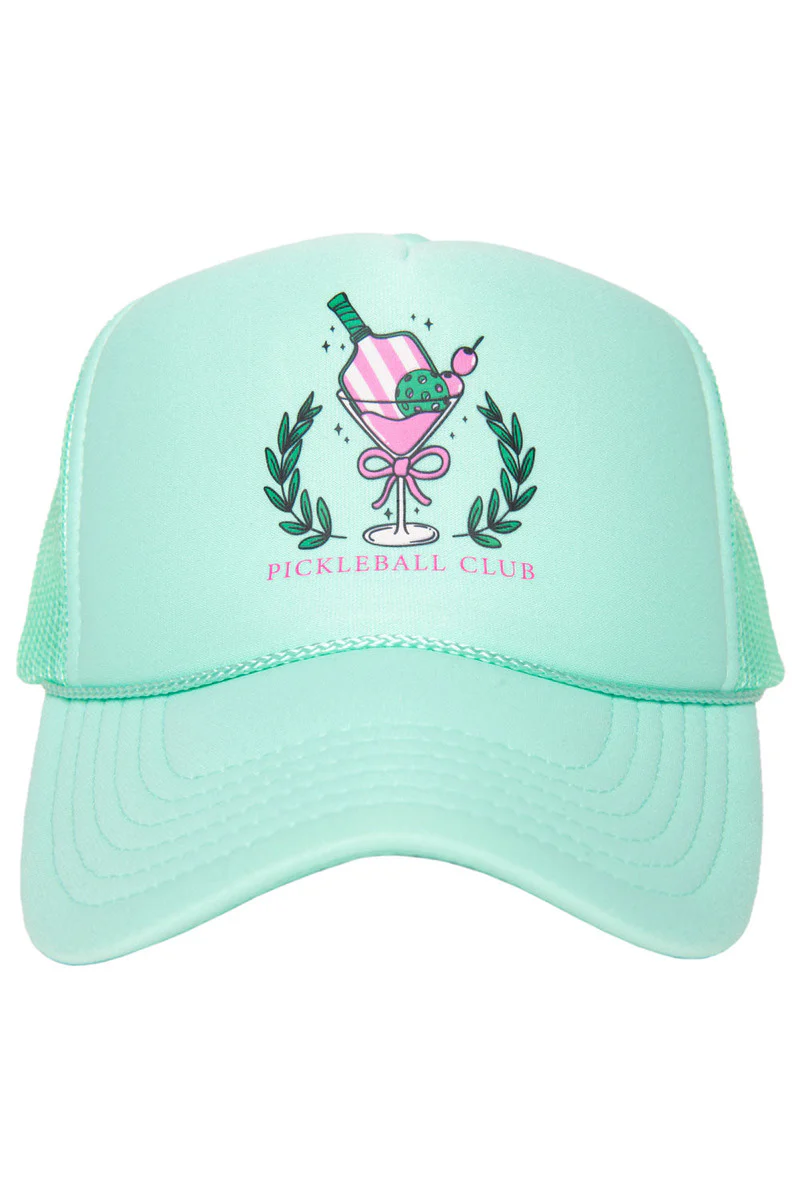 Pickleball Club Martini Foam Trucker Hat - Image 5