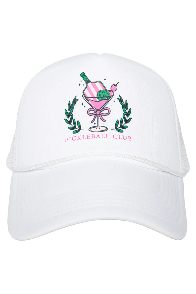 Pickleball Club Martini Foam Trucker Hat - Image 6