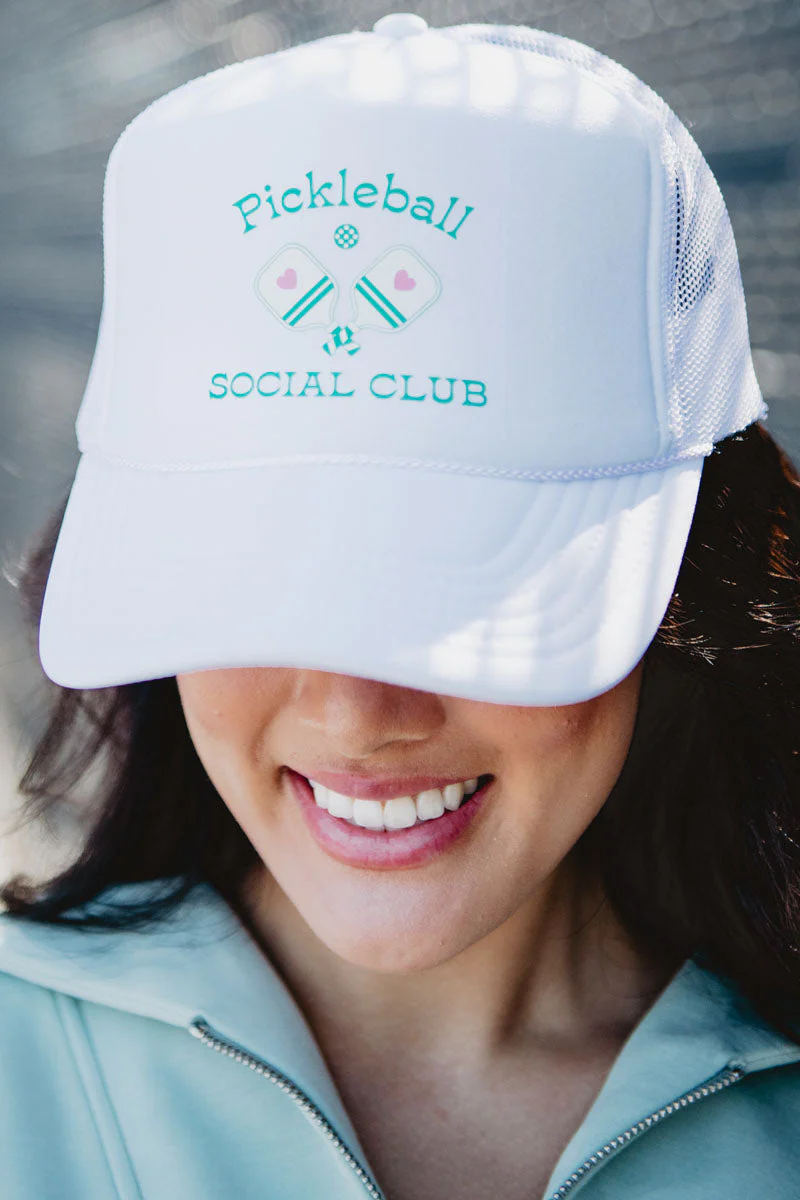 Pickleball Social Club Women's Foam Trucker Cap - Image 2