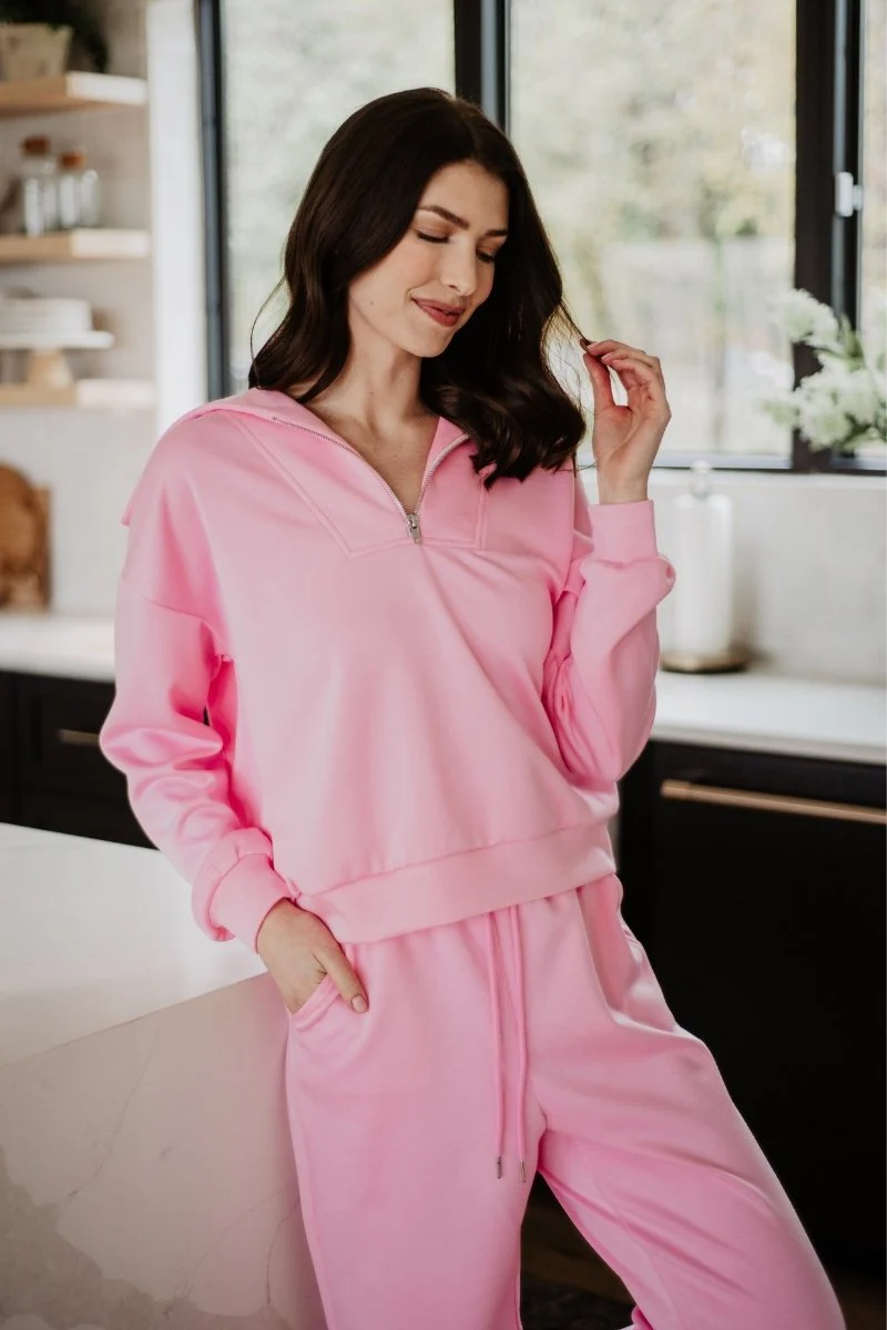 Pink Relaxed Fit Lounge Set - Image 2