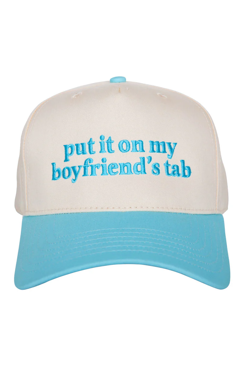 Put It On My Boyfriend's Tab Two-Toned Vintage Hat - Image 5
