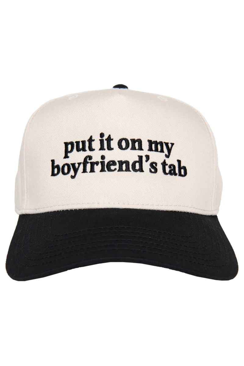 Put It On My Boyfriend's Tab Two-Toned Vintage Hat - Image 7