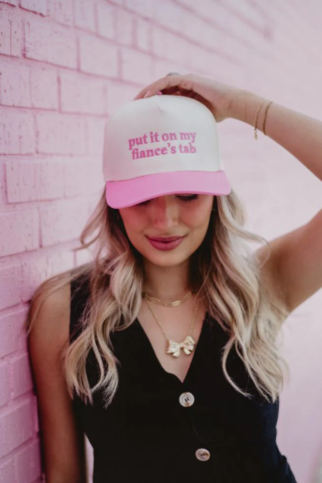 Put It On My Fiance's Tab Two-Toned Vintage Hat - Image 2