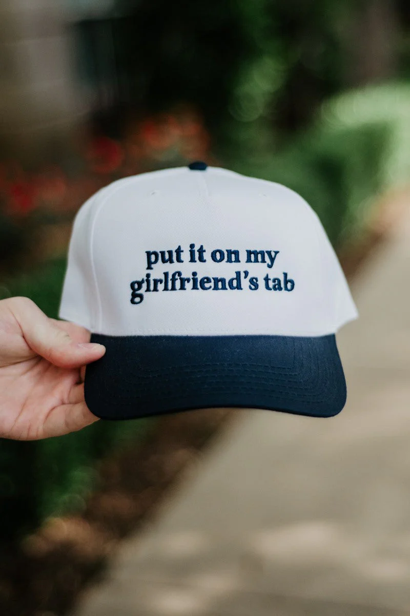 Put It On My Girlfriend's Tab Two-Toned Hat - Image 4