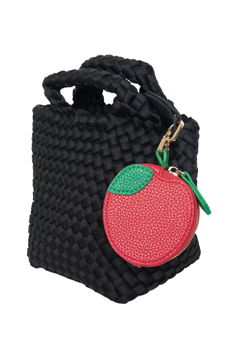 Red Apple Coin Zipper Purse - Image 4