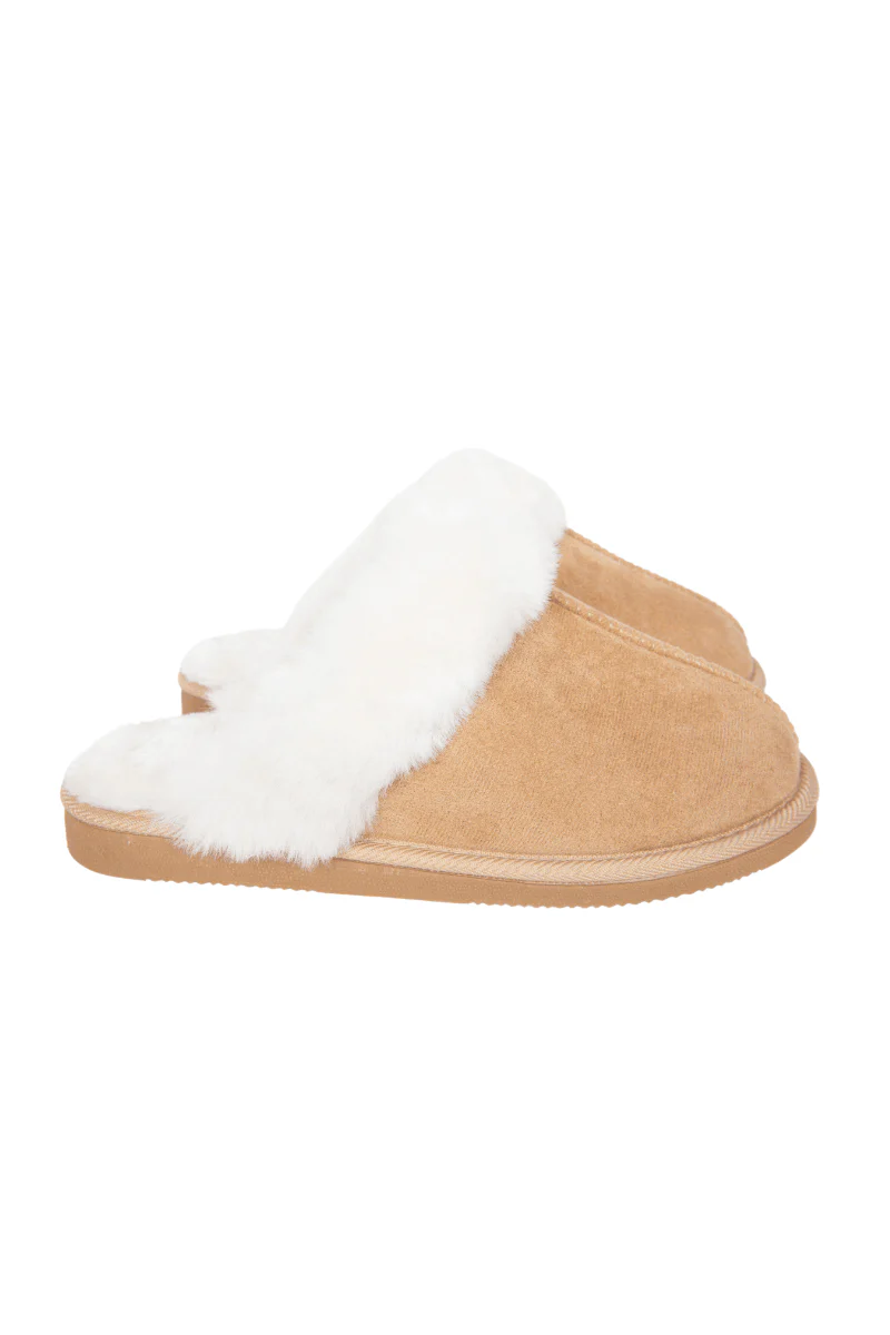 Sand Faux Fur Women's Slippers - Image 2