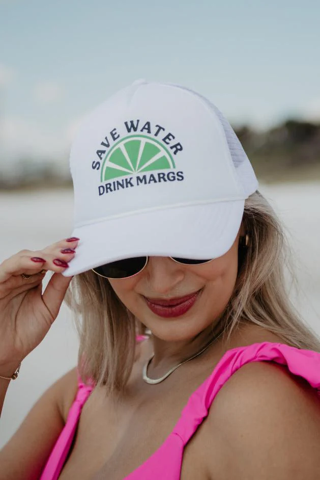 Save Water Drink Margs Foam Trucker Hat - Image 3