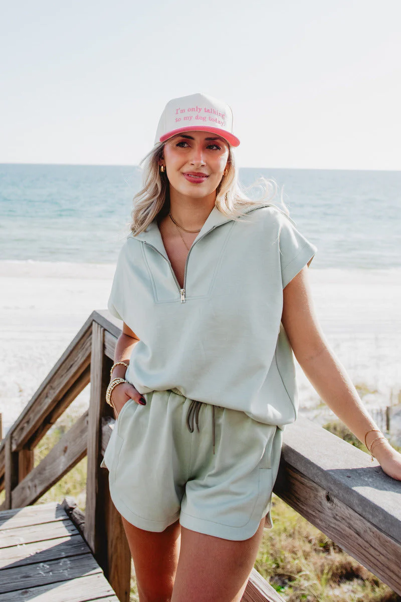 Seafoam Half Zip Comfort Set - Image 3