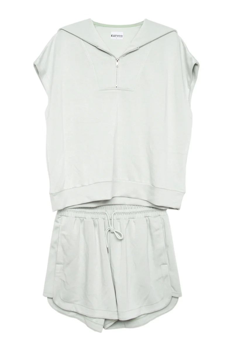 Seafoam Half Zip Comfort Set - Image 4