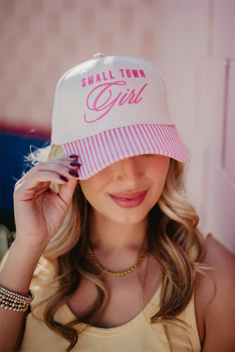 Small Town Girl Vintage Trucker Hats for Women - Image 2