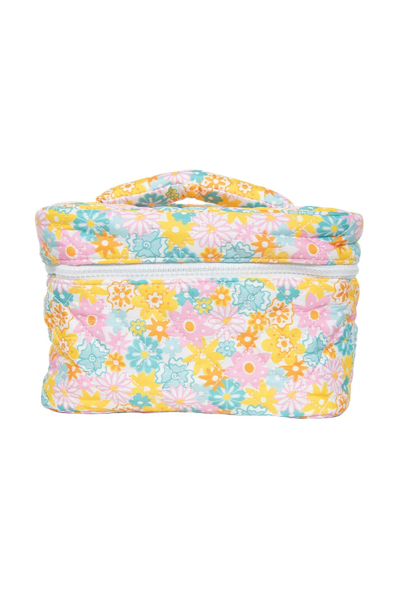 Spring Flowers Cosmetic Bag for Makeup