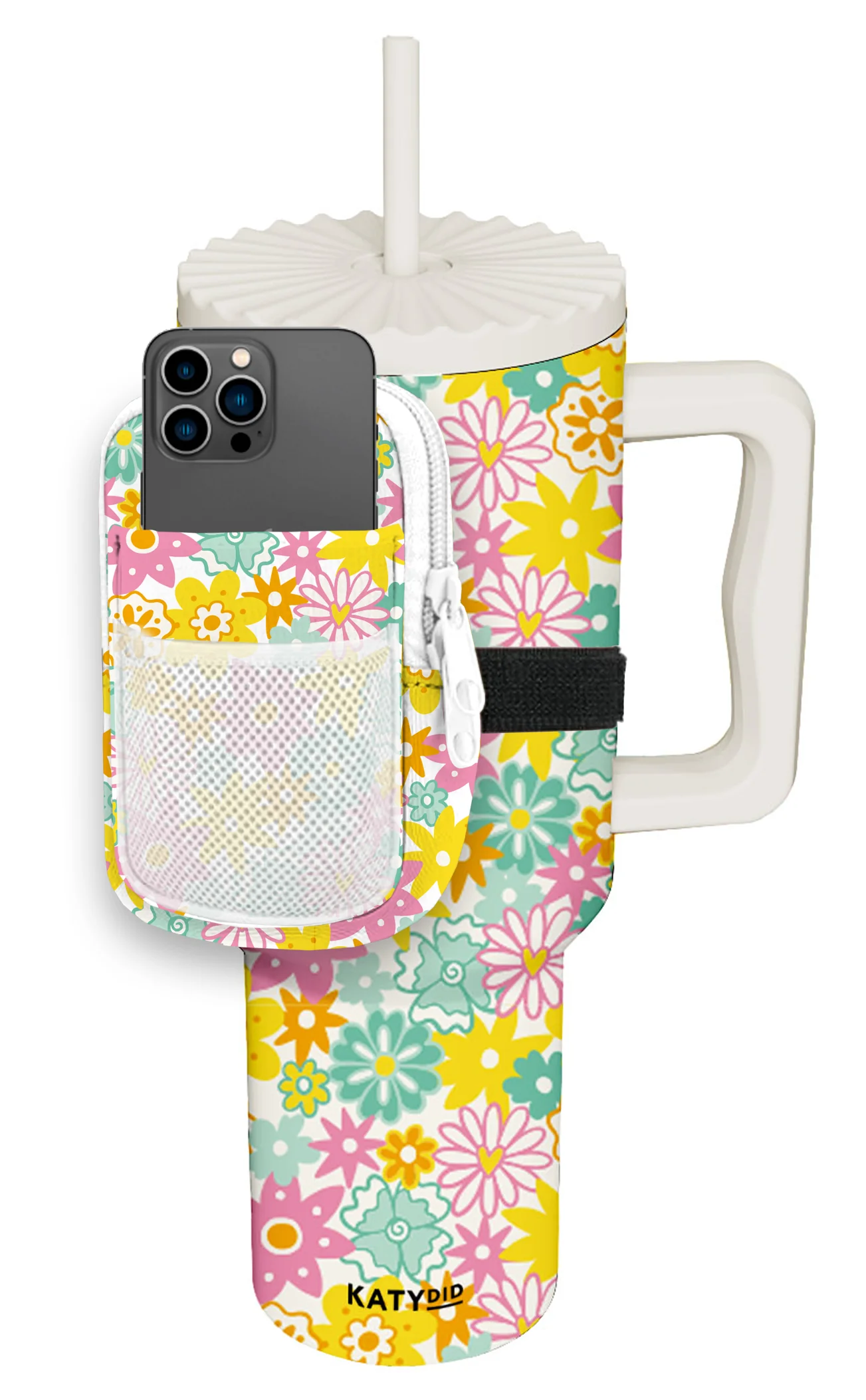 Spring Flowers Tumbler Zipper Pouch - Image 2