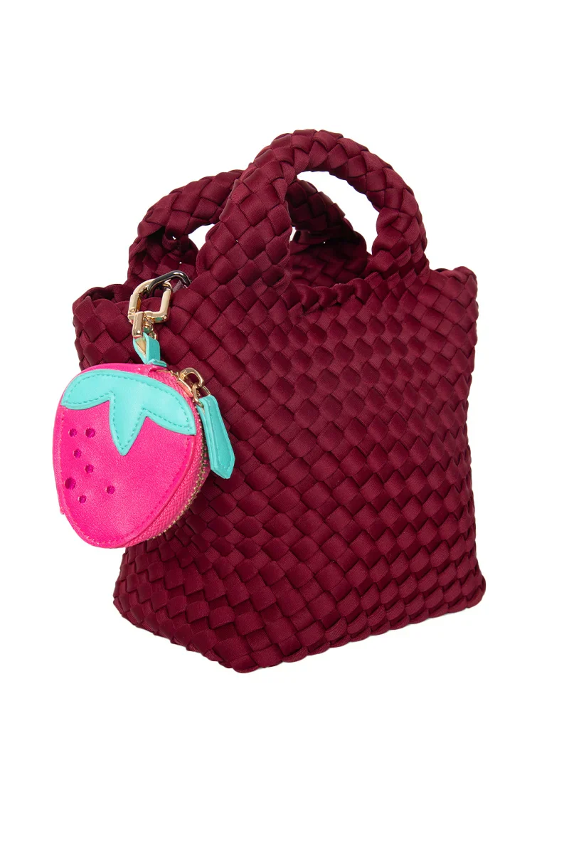 Strawberry Coin Holder Bag Charm - Image 6
