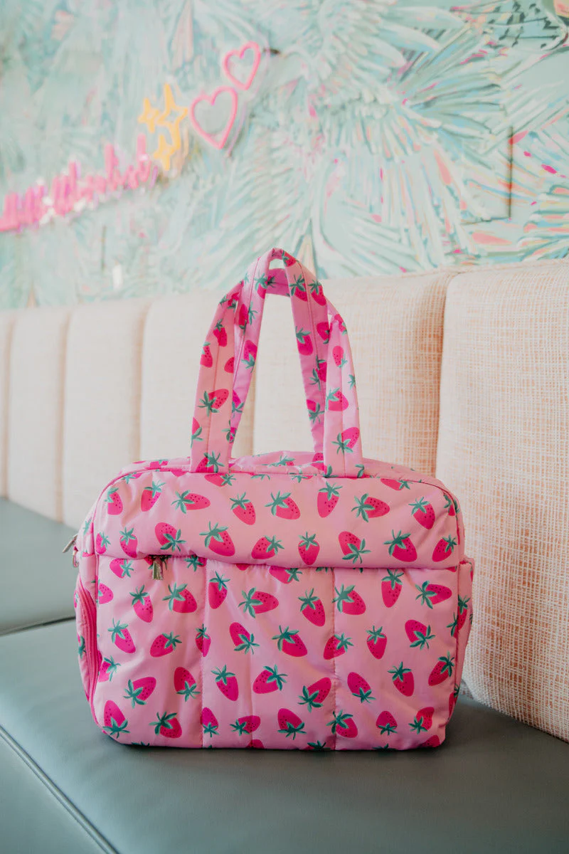 Subtle Strawberry Weekender w/ Pass-Thru Slip - Image 2