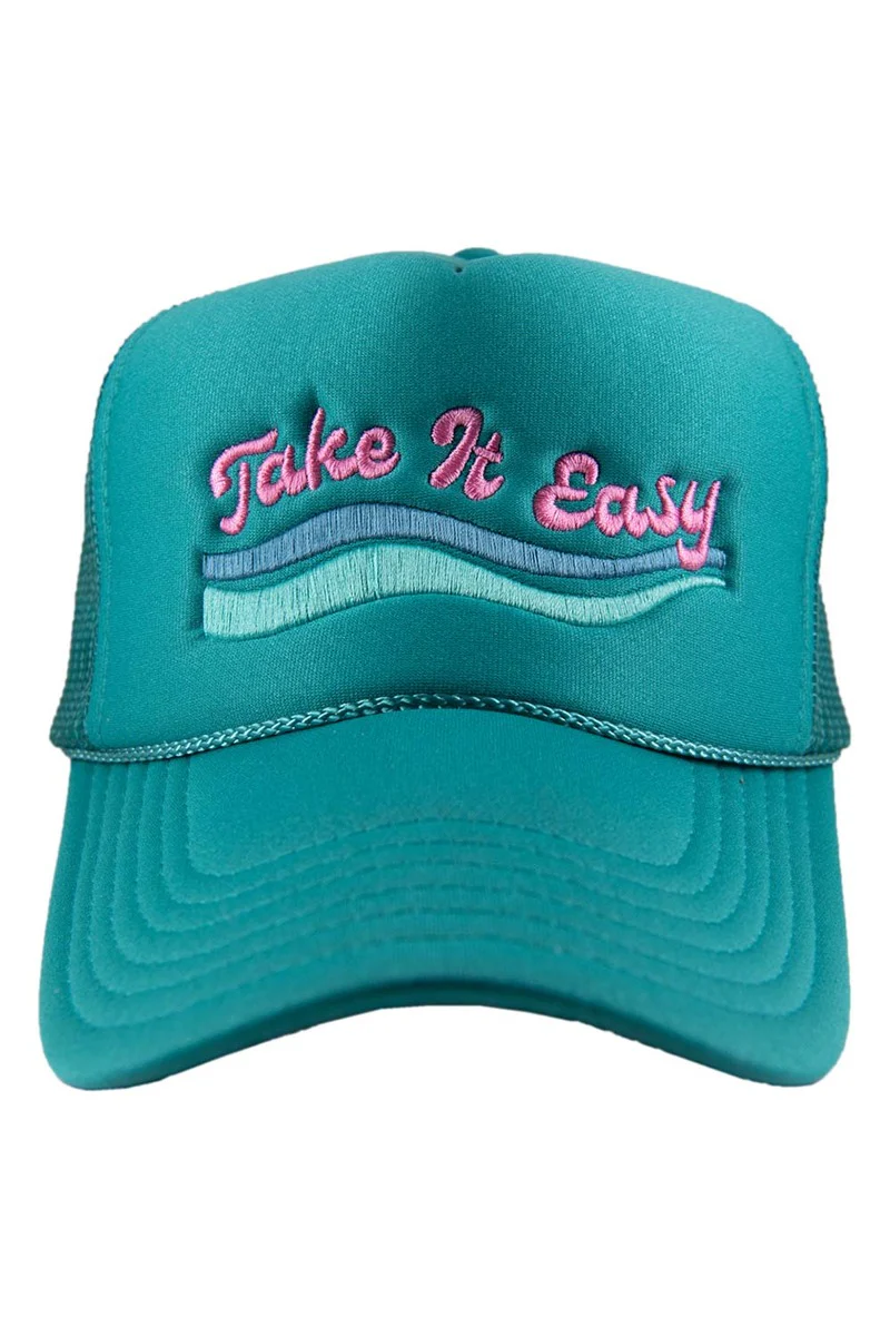 Take It Easy Foam Trucker Hat - Image 2