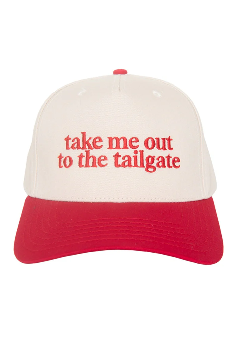 Take Me Out To The Tailgate Two-Toned Hat - Image 4