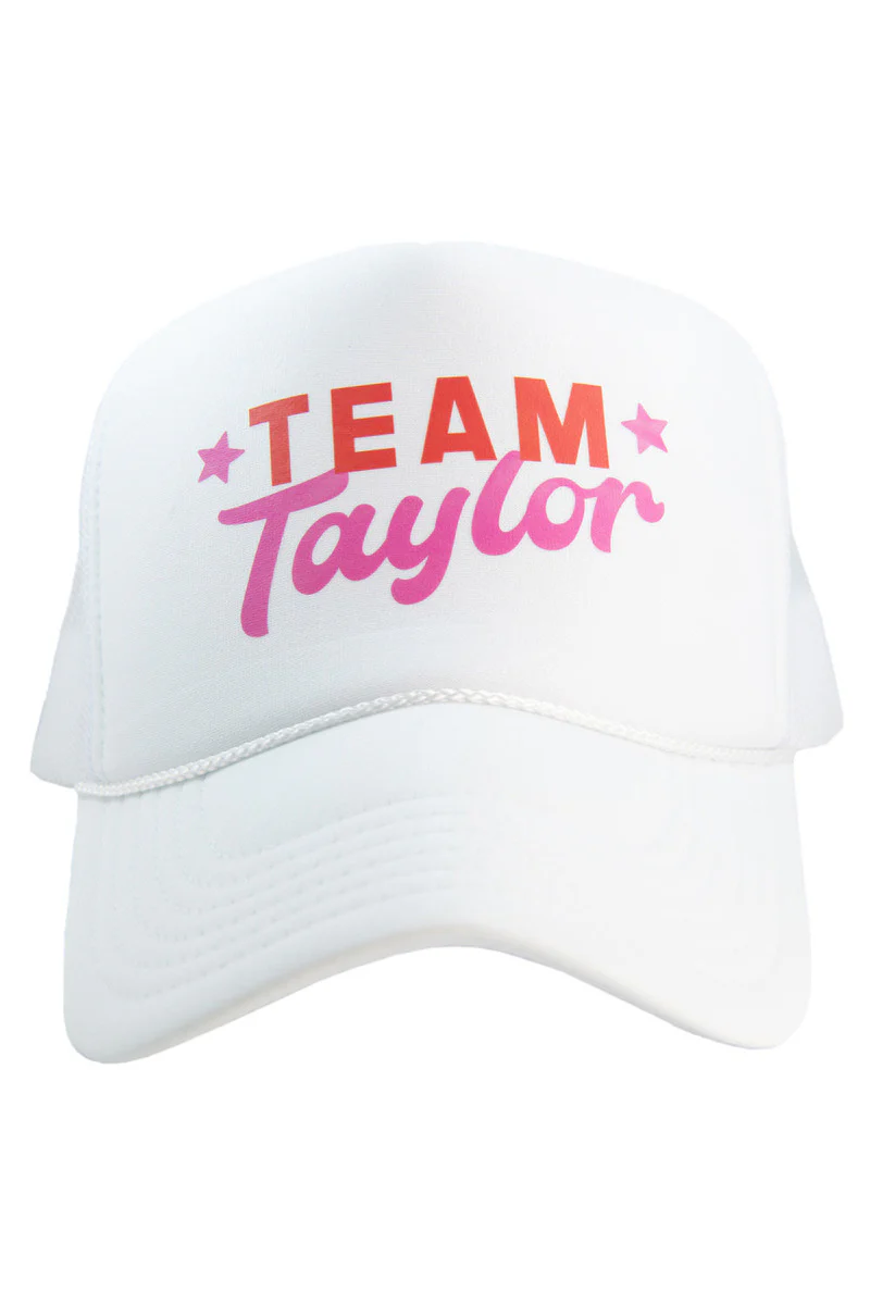 Team Taylor Decal Foam Trucker Hat - Image 3