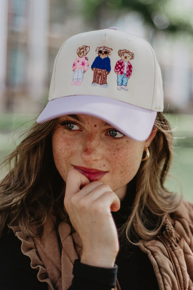 Teddy Bears Vintage Trucker Hat - Image 4