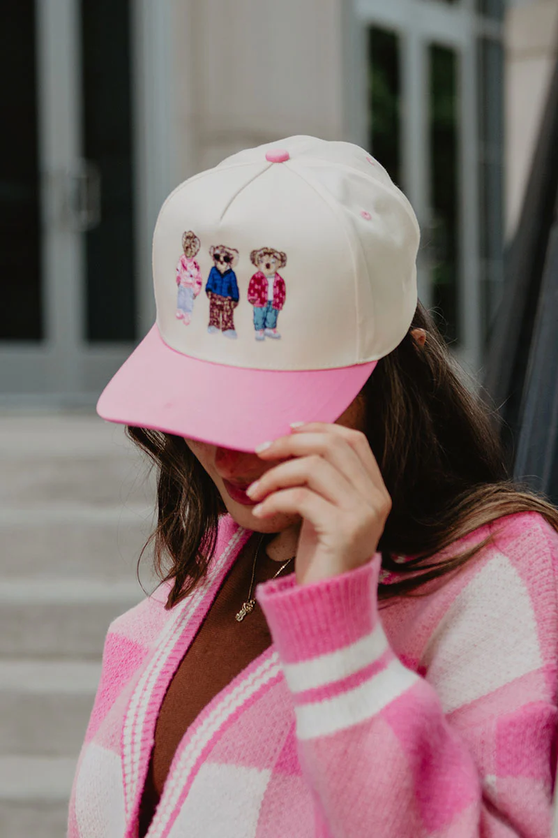 Teddy Bears Vintage Trucker Hat - Image 5