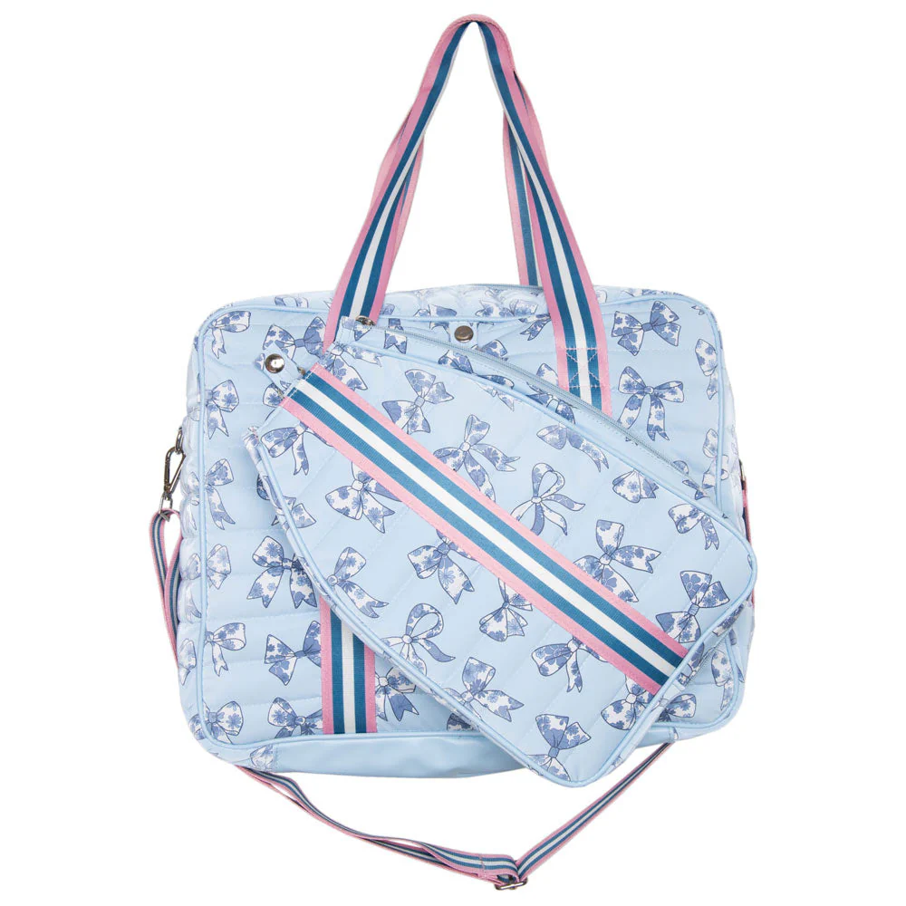 Toile Coquette Bows Pickleball Bag - Image 2