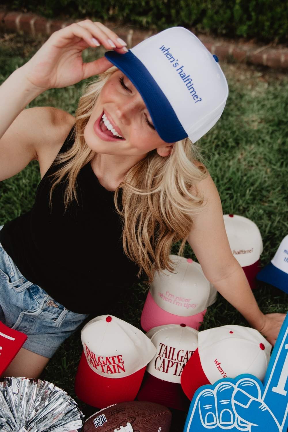 When's Halftime? Two-Toned Vintage Hat - Image 6