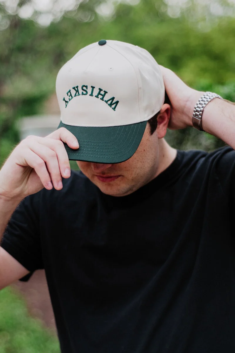 WHISKEY Upside Down Men's Trucker Hats Vintage - Image 5
