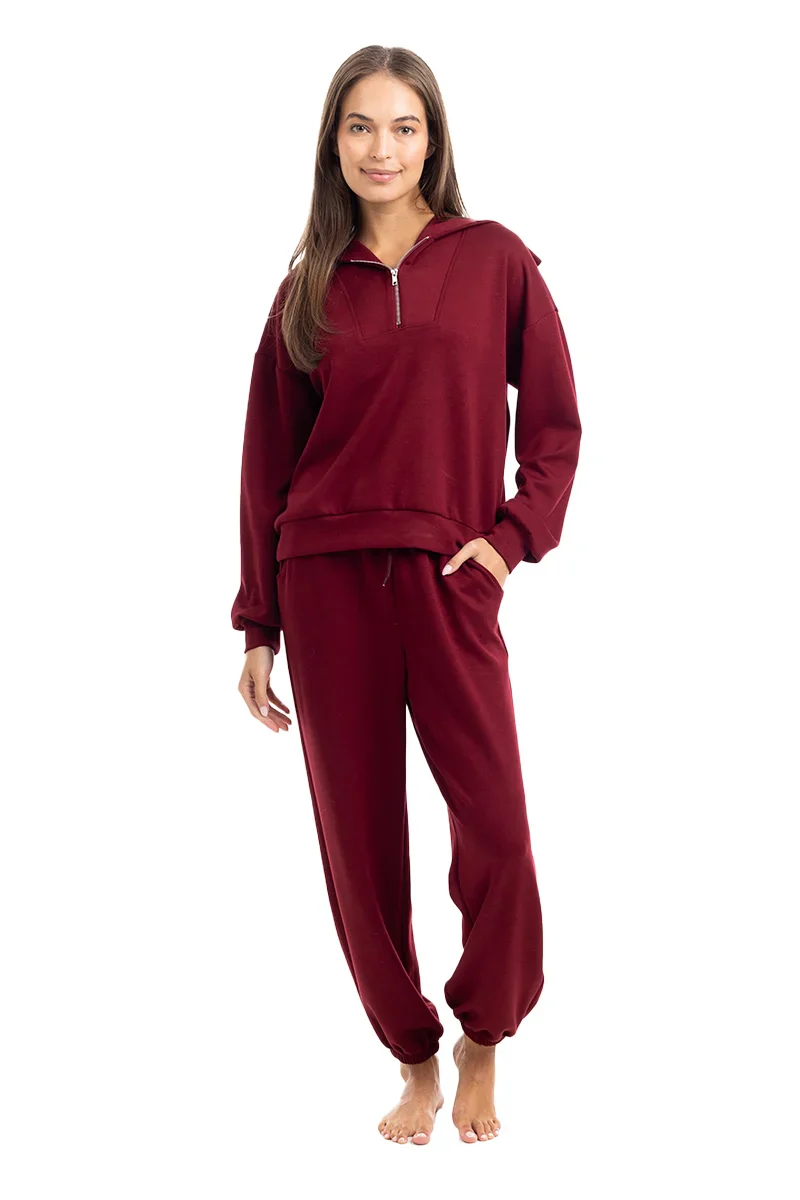 Wine Pants Two-Piece Set - Image 4