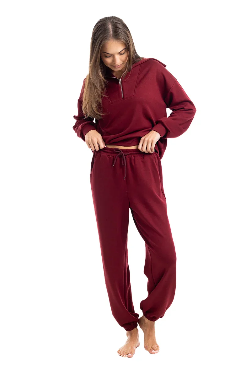 Wine Pants Two-Piece Set - Image 5