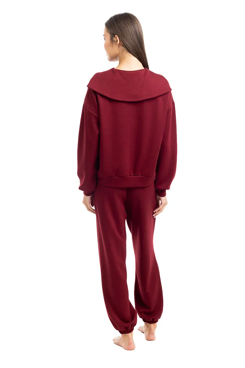 Wine Pants Two-Piece Set - Image 6