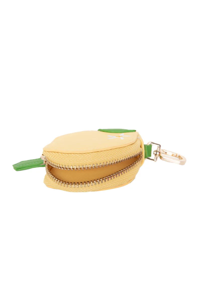 Zesty Lemon Coin Purse Keychain - Image 4