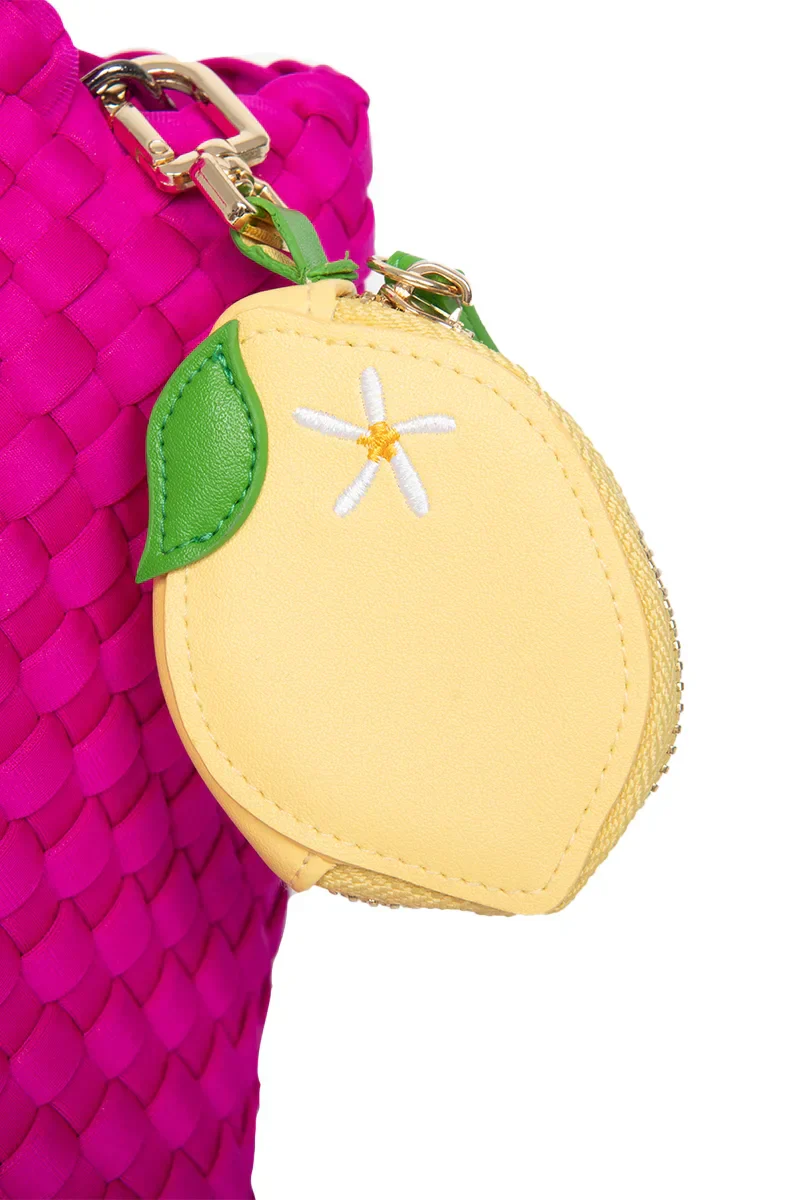 Zesty Lemon Coin Purse Keychain - Image 6